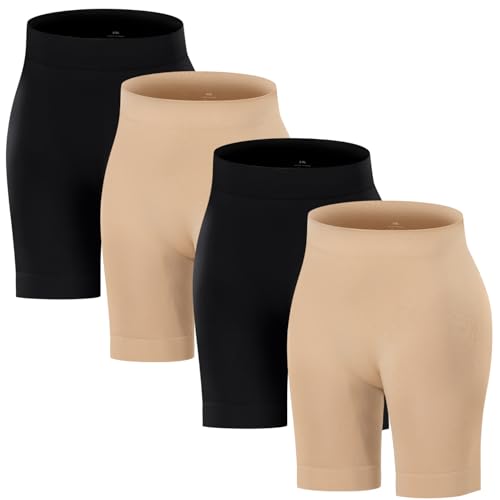 Shorts Women Seamless Smooth Boyshorts Panties Anti-Chafing Underwear Shorts for Dresses