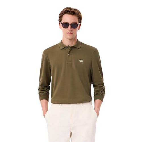 Image of Lacoste Classic Fit Long Sleeved L.12.12 Polo Shirt