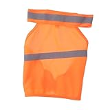 Gatuida Reflektierende Hundesicherheitsweste Fluoreszierend Orange Atmungsaktiv Leicht Für Sommer...