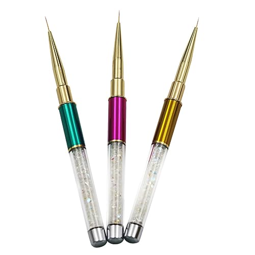 OUNONA Creative Nail Art Brush Manicure Tool for DIY Nail Designs Fine Detail Nail Art Brush for Home Professional Use present for Nail Art Enthusiasts