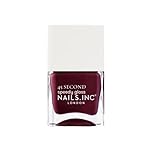 Nails Inc 45 Second Speedy Gloss, Meet Me On Regents Street, Plum, No Chip, Long Lasting, Quick Dry, Air Dry, Professional Manicures & Pedicures, Fingernails & Toenails, Vegan Nail Polish, 14 ML
