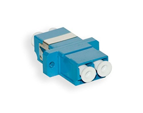 6 Pk Duplex LC to LC Female to Female Couplers | Single-mode Multimode LC Female to LC Female Couplers | FiberCablesDirect | f/f lc/lc female/female adapter sm mm coupler 6 pack
