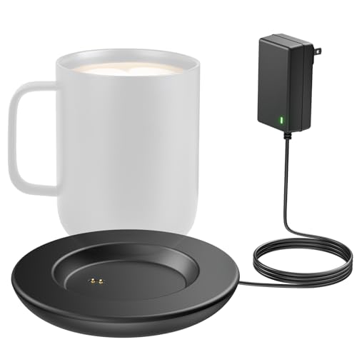 FEFAIA Charging Coaster 2 Compatible with Temperature Control Smart Mug 2 and 1/Travel Mug Wireless Charger Power Dock Base for Home & Office