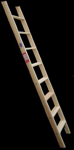 Weise Steigtechnik Anlegeleiter Holz 10 Stufen, 2,75 m Holzleiter aus massiver Kiefer, geriffelte Rutschhemmende Stufen aus Buche, stabile Leiter für Hochbetten & Regale, DIN EN 131 Weise Steigtechnik Anlegeleiter Holz 10 Stufen, 2,75 m Holzleiter aus massiver Kiefer, geriffelte Rutschhemmende Stufen aus Buche, stabile Leiter für Hochbetten & Regale, DIN EN 131
