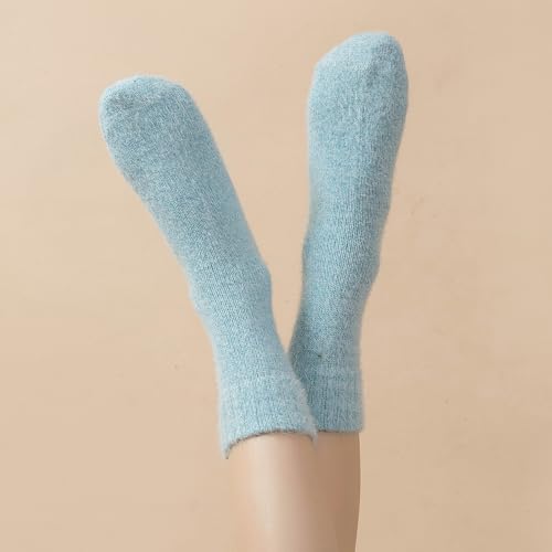 Image of SISOSOCK Fuzzy Cozy Warm Socks for Women-Winter Home Thick Wool Soft Sleeping Socks-Perfect Gifts for Women