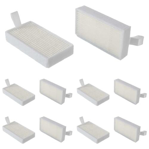 EPLZON HEPA Vacuum Filters Replace for I-LIFE v3 v3s V3s pro v5 v5s v5s Pro I-LIFE Robot Vacuum Filters(pack of 10pcs)