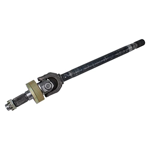 Image of Detroit Axle - Pair Front CV Axle Shafts for 1994-2001 Dodge Ram 1500 [4WD], 1994-1997 Dodge Ram 2500 [Dana 44], U-joint CV Axle Shafts Assembly 1995 1996 Replacement