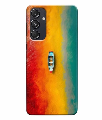 Image of Printed Hard Back Case Cover & Compatible for Samsung Galaxy M55 5G / M55S / F55 5G | Nature Vector Art (Multicolor) - D1207