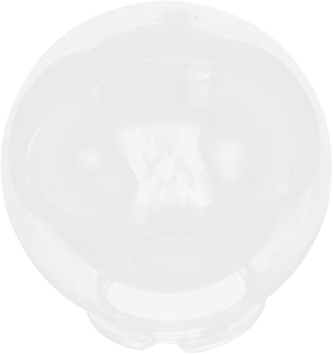 Pantalla de vidrio cubierta de luz de pantalla redonda para lámpara de globo de lámpara de repuesto para lámpara de vidrio de repuesto, cubierta de