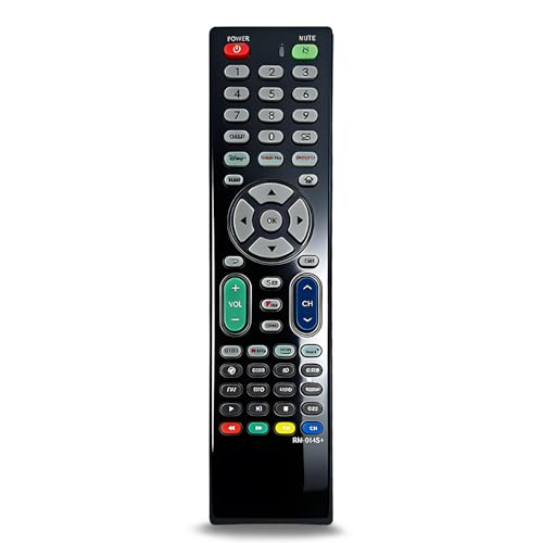 Universalfernbedienung für Alle Fernseher, Blu-ray/DVD Player, Soundbars, Streaming-Media-Player, Universal Fernbedienung, 3 Meter Funkreichweite, für TV Verschiedener Marken
