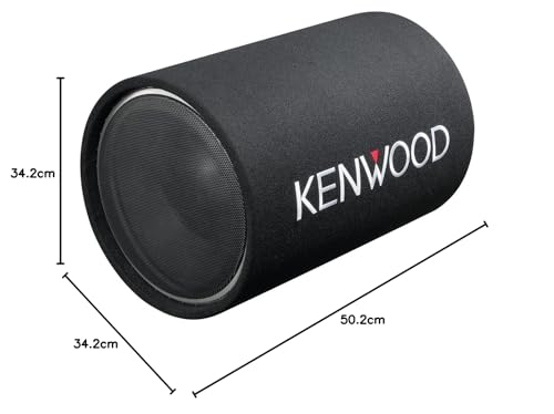 Kenwood KSC-W1200T Subwoofer (30 cm (12 Zoll), 1200 Watt) schwarz