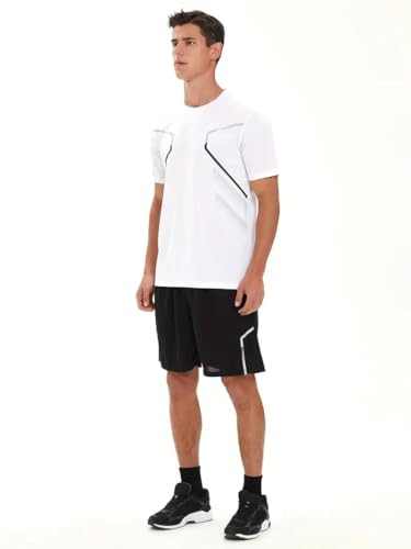 Image of Lymio Polyester T-Shirt and Shorts Cord Set for Men (Men Cord Set 08-11)