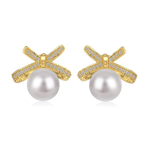 Boucle d'oreille à quatre feuilles femmes blanc onyx noir stud
