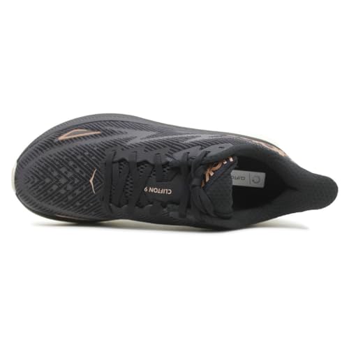HOKA Hoka Women's Clifton 9 Black/Rose Gold 6.5 Medium