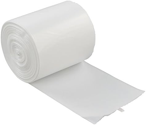 Wekioger 18 Gallon Compactor Trash Bags, 95-Count, White