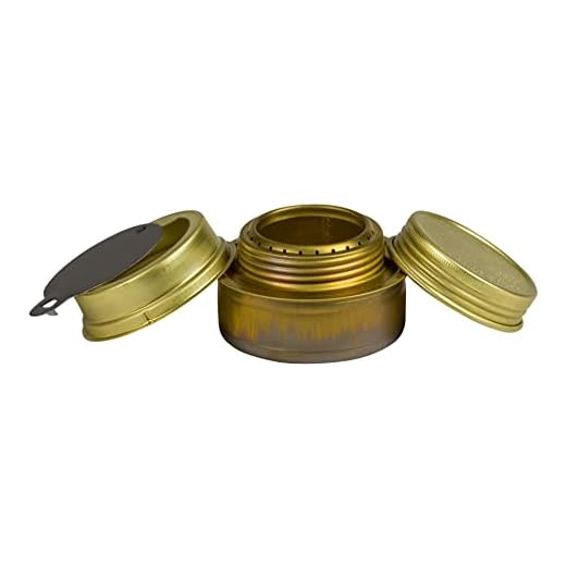 TRANGIA Spirit Burner with Screwcap Versatile Easy to Use Alcohol Stove, 0