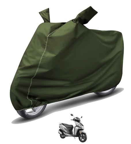 Image of Auto Hub Waterproof Scooty Cover Compatible with Dio 125 Dustproof, UV Protection Two Wheeler Scooty Dio Cover - Green