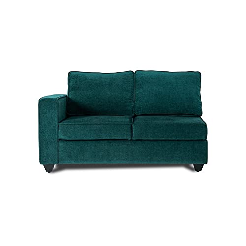Image of Wakefit Sofa Set | 3 Year Warranty | Sofa 2 Seater, 2 Seater Sofa for Living Room, Wooden Sofa Set, Couch Sofa for Living Room, Sofa for Living Room - Napper(Malphino : Malibu Green)