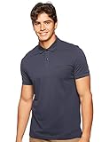 Puños de punto plano BOSS Athleisure Piro, Polo para Hombre, Azul (Navy 410), 2XL