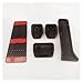 Compatible For Mazda 2 3 6 Dome BM GL GJ CX-5 CX5 KE KF CX3 CX7 CX8 CX9 Car Accelerator Footrest Brake Clutch Pedal Pad Cover Accessories(MT 3pcs)