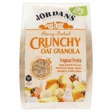 Jordans Honey Baked Crunchy Oat Granola Tropical Fruits 770G