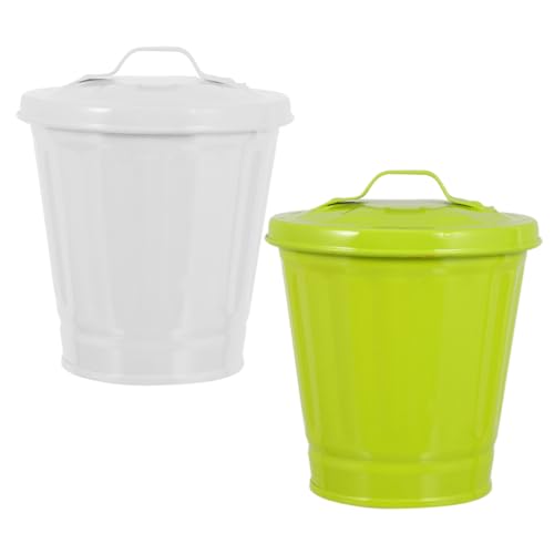 Mini caneca de basura con tapa Mobestech para cocina y oficina