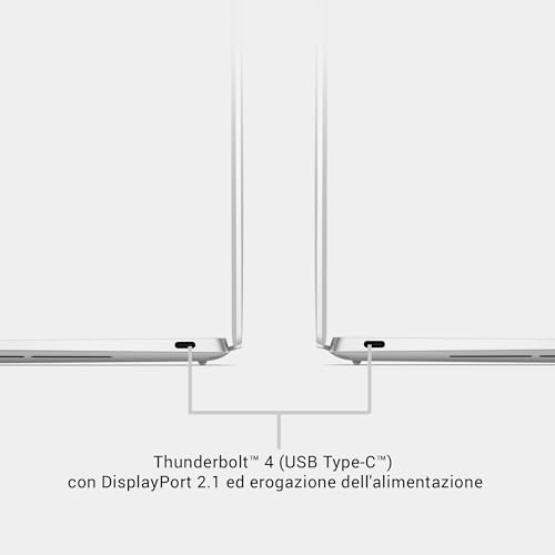 XPS 13 (9350) Laptop Copilot+ Display 13,4" FHD+ 120 Hz, Intel Core Ultra 7 Series 2- Intel Evo Edition, 32GB RAM, 1TB SSD, Grafica Intel Arc, Windows 11 Home, Tastiera Italiana - Platino - Notebook - Immagine 15