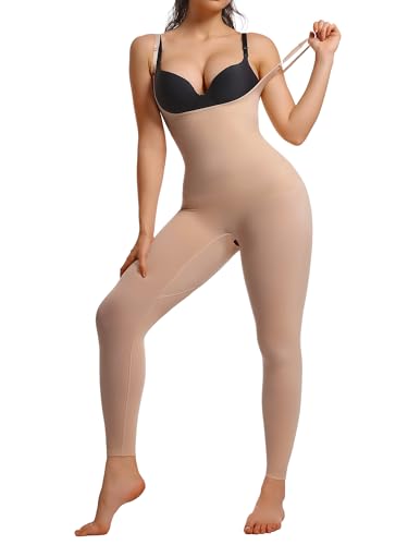 Image of SHAPERX Hourglass Leggings Anti Cellulite Compression Full Body Shapewear Breathable No Roll Down