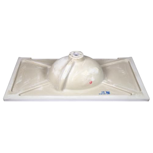 Image of Design House 37-In-Wide Vanity Top Sink, 4-In. Backsplash, Cultured Marble, Stain-Resistant, Pre-Drilled Centerset Holes, White, 37.0 In. W x 19.0 In. D x 10.6 In. H, 586206