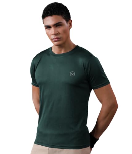 Image of CHKOKKO Gym T Shirts for Men Workout Activewear Solid Quick Dry Sports Tshirt for man Breathable Lightweight Half Sleeve Regular Fit Round Neck Running Boys T Shirt