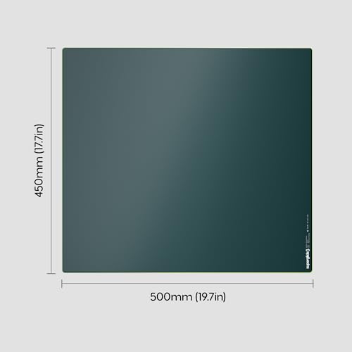 Image of Pulsar Gaming Gears Superglide Pad v3 Type-S - Alumino-Silicate Glass Gaming Mouse Pad, Soft R-Edge, Anti-Slip Silicone Base 500mmx450mm (XLE, Green)