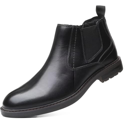Image of Arkbird Chelsea Boots for Men Genuine Leather Oxford Casual and Formal Ankle Dress Boot