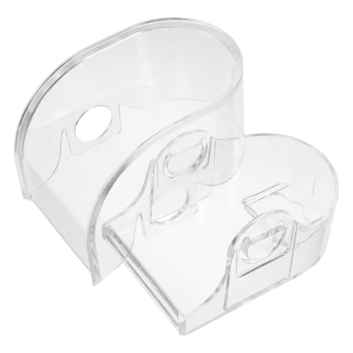 Alasum Caja de Reloj Diseño de Orificio para Colgar Cuadrada de Acrílico Transparente Estuche Elegante y Simple para Guardar Relojes y Joyas