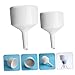GLEAVI 2pcs Laboratory Funnel Filter Funnels for Scientific Filling Design for Smooth Transfers Labs Factories Versatile Use Various Industries