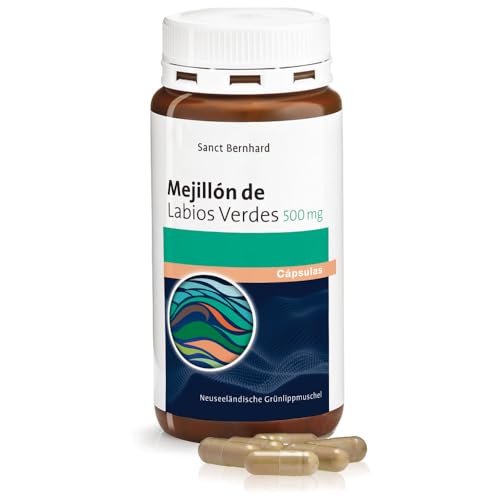 Mejillón de Labios Verdes 500mg, de Nueva Zelanda - 150 Cápsulas