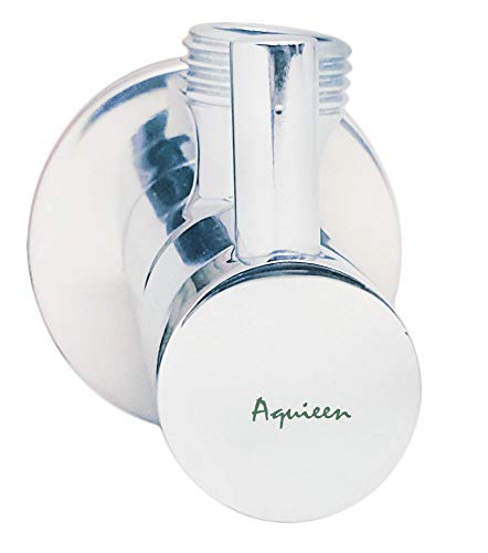 Image of Aquieen Full Brass Heavy Angle Stop Valve with Wall Flange Fluid (4)
