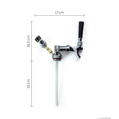 COMBO - Mini Keg 1.9L + Torneira + 5 CO2