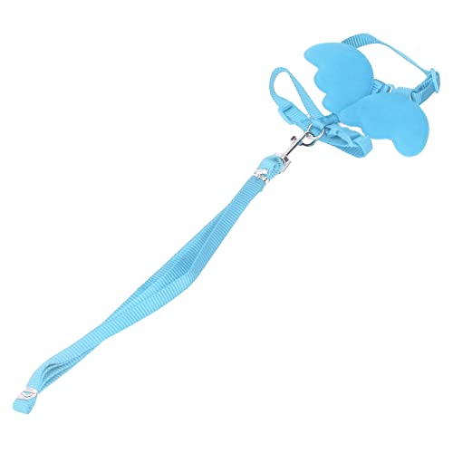 Chicken Training Harness, Breathable Wings Shaped Duck Harness Leash Polyester Adjust Size Sturdy for Outdoor Walking (Small 25cm / 9.8in)