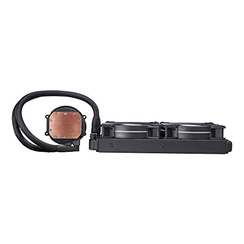 Noua Siberus ARGB Sistema di Raffreddamento Radiatore da 240mm Dissipatore a Liquido 2 Ventole RGB Rainbow Addressable 5V ADD RGB 3-Pin Compatibile Intel 1150 1151 1155 1366 2066 e AMD AM4 AM3