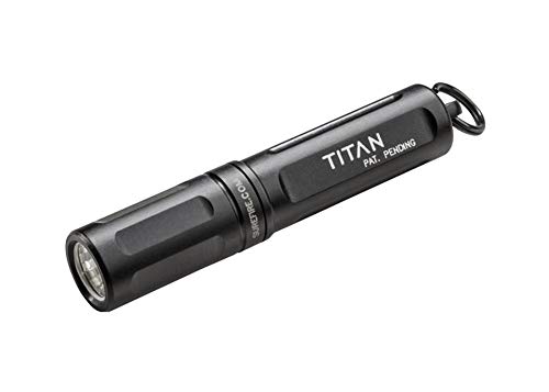 SureFire Titan Ultra-Compact Dual-Output LED Keychain Light, Black