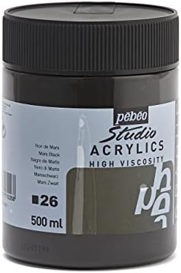 PEBEO 171026 Mars Black, APS5026,Black,500 ml