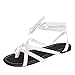 Sandalen Damen Mit Absatz Silber Damen Frühlingsmode und lässige flache römische Riemensandalen Leichte Sommer-Sandalen für Damen Damen Schuhe Leopard