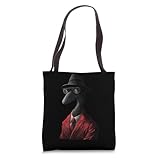 Worm Suit Tote Bag