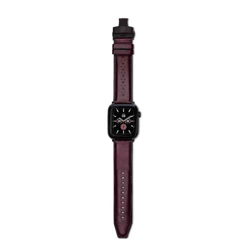 LAPIS BARD Bordeaux Deployment Clasp Watch Strap (B0D6N6V3BT) Amazon Price History, Amazon Price Tracker