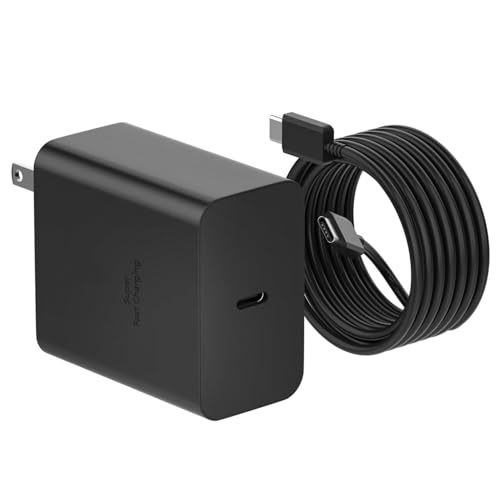 Samsung Super Fast Charger Type C 45W GaN Power USB C Charger PPS/PD Fast Charging Block & 6.6ft C Cable for Samsung Galaxy S25 Ultra/S25/S25+/S24 Ultra/S24/S24+/S23 Ultra/S23/S23+/S22/Note10/20