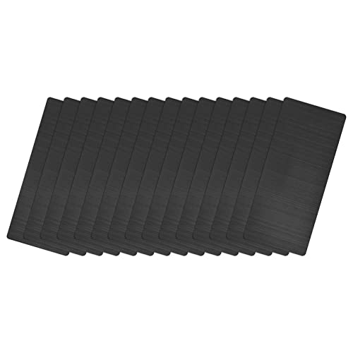 Placa de acero inoxidable para grabado láser en manualidades y etiquetas de organización