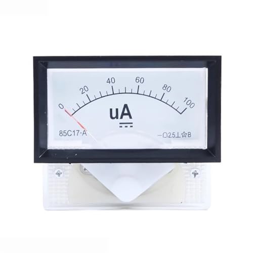 Ampèremètre analogique encastrable 100uA pour mesure DC jauge 85C17