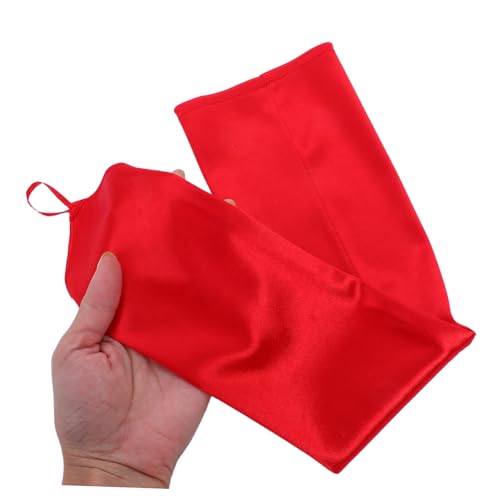 Didiseaon 4 Pair Women Long Satin Gloves Elbow Dress Accessories for Weddings Prom Tea Parties Luxurious Satin Texture Skin Friendly Comfort Extended Arm Coverage4