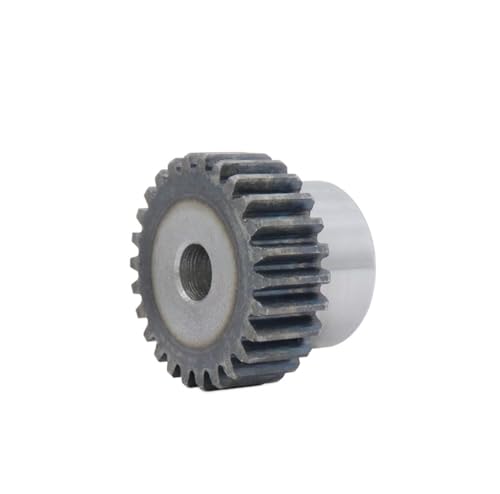 Bevel Gear Pinion Hardware Mechanical Spur Gear 1.5 Molds 12 14 15 16 17 20 21 22 23 24 25 26 Teeth Hole Diameter 6mm Carbon Steel Positive Gear CNC Gear Rack Transmission Motor Gears(19 Teeth)