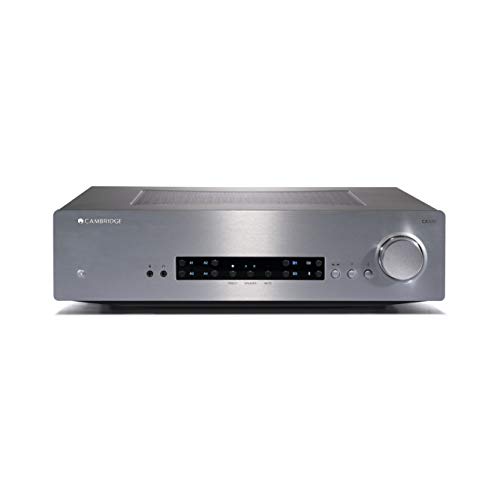 Cambridge Audio CXA80 Stereo Two-Channel Amplifier with Built-in DAC - 80 Watts Per Channel (Silver)